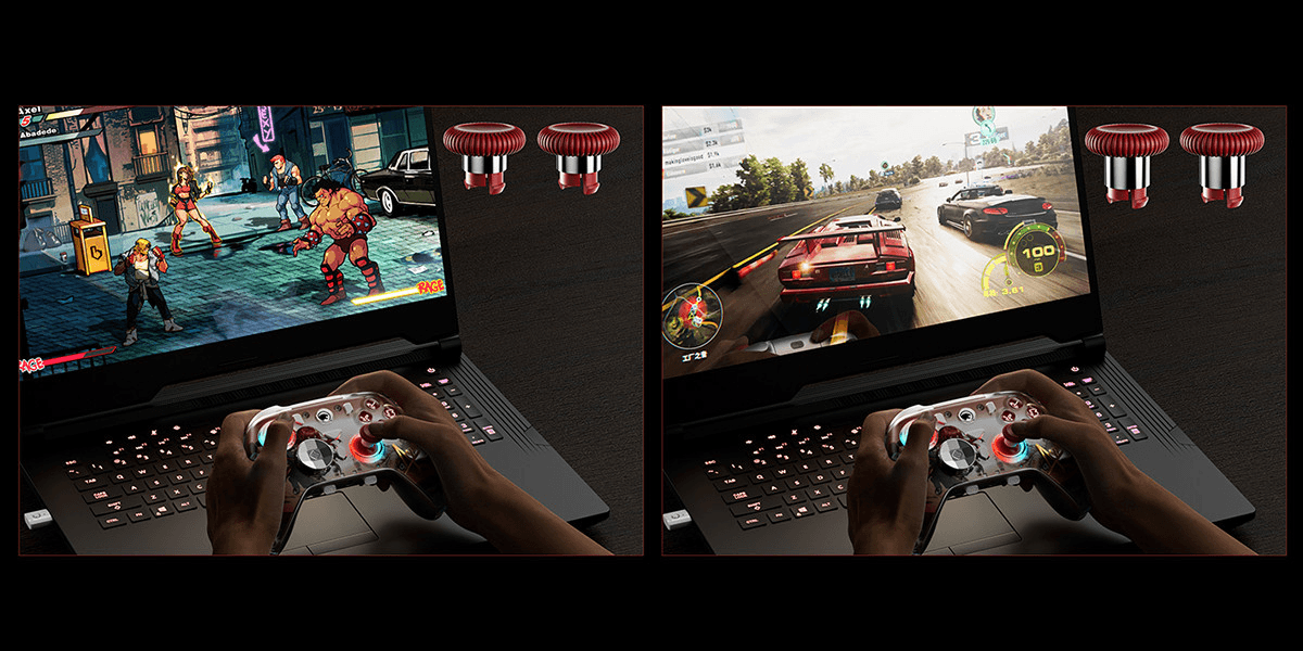 GamePower Asura Kablosuz Beyaz RGB TMR Gamepad (2.4G, Bluetooth, Kablolu) (PC Uyumlu & Taşıma Çantası Hediyeli) 